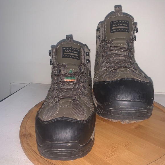 Altra Men's Mid-Cut CSA Steel Toe Composite Plate Safety Work Boot Brown Sz 10 - Picture 2 of 9